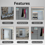 Elara Sliding Door Wardrobe